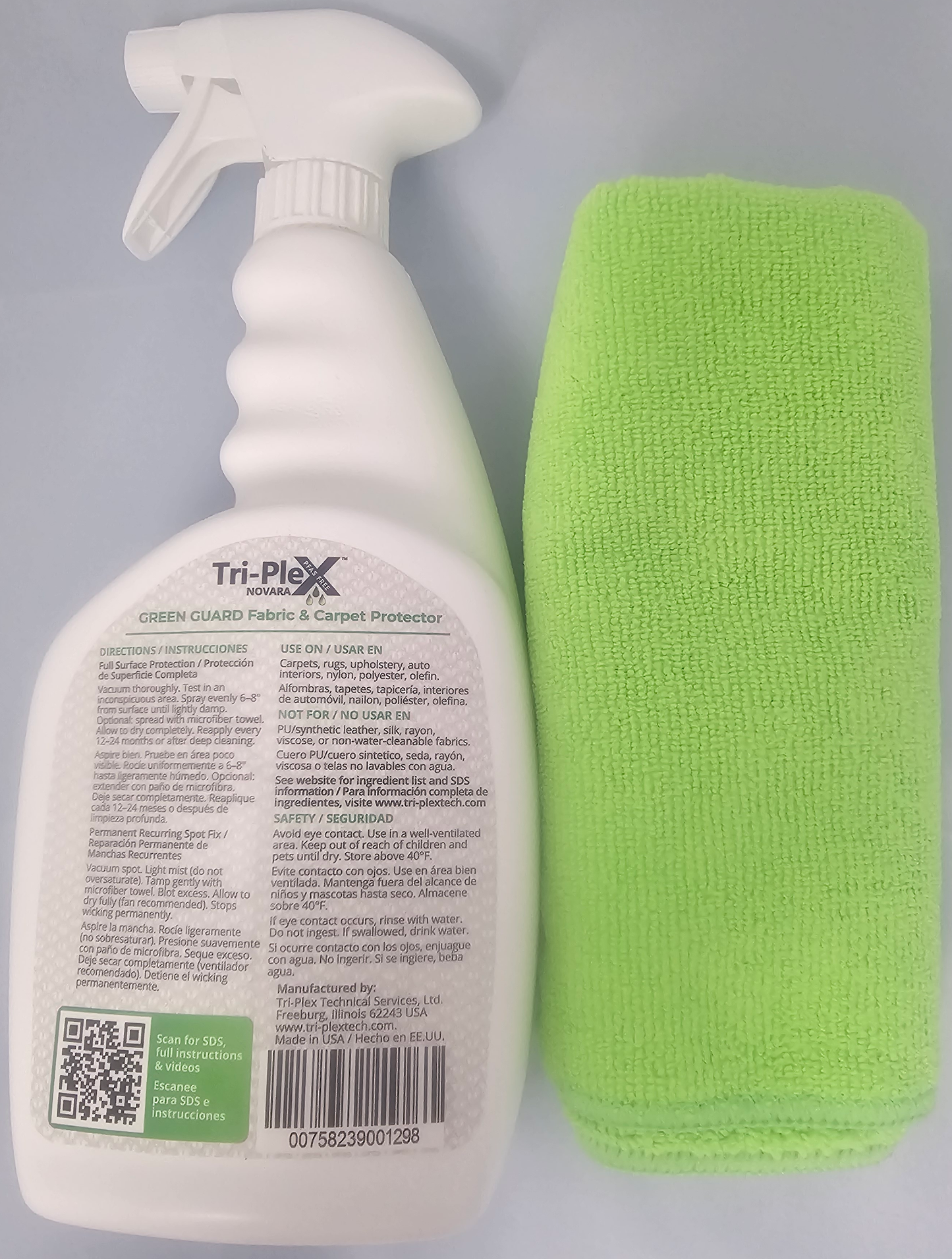 Green Guard 32oz Spray Ready-to-Use Kit with Towel